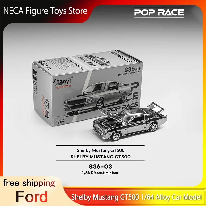 Xcartoys Poprace S36-03 1/64 Diecast Minicar Ford Shelby GT500 Alloy Car Model Chrome Silver Muscle Car Collectible Toy
Xcartoys Poprace S36-03 1/64 Diecast Minicar Ford Shelby GT500 Alloy Car Model Chrome Silver Muscle Car Collectible Toy