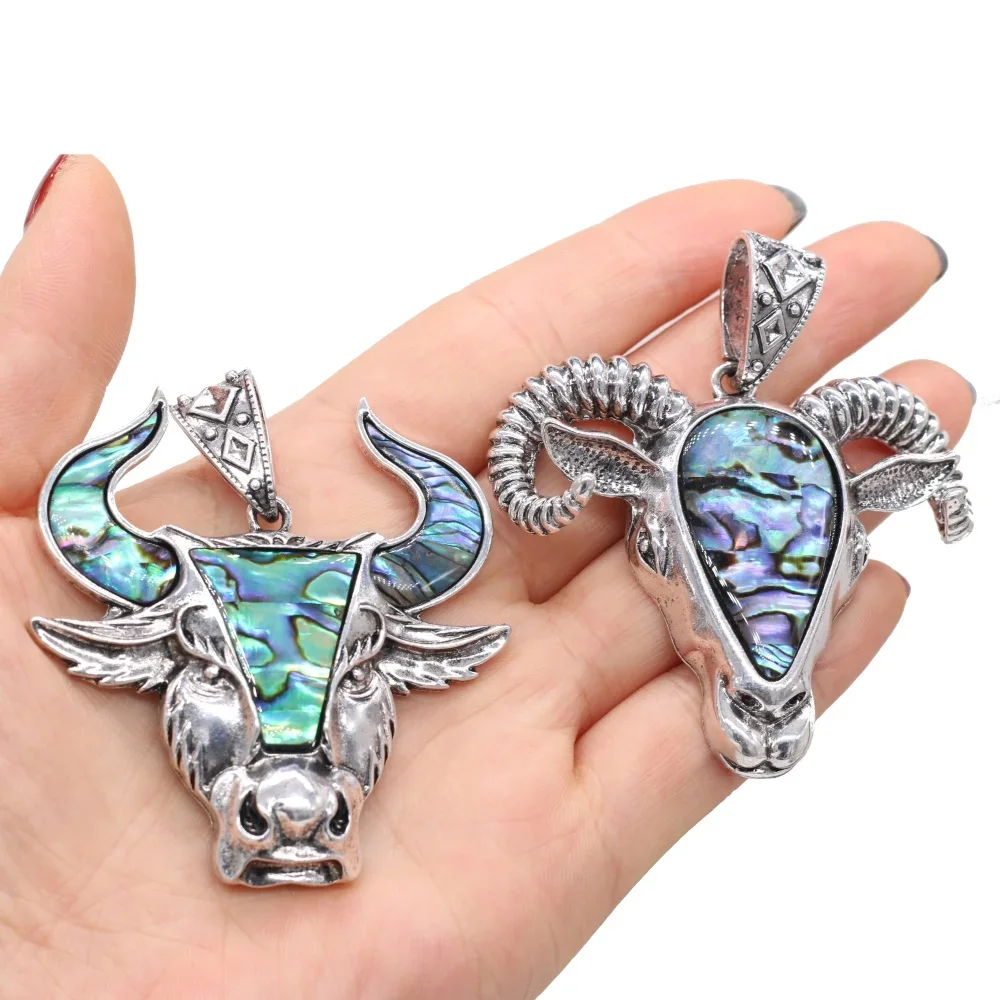 Wholesale Price Natural Freshwater Shell Ox Head Sheep Pendant For Jewelry Making DIY Necklace Earring Accessorie Gift
Wholesale Price Natural Freshwater Shell Ox Head Sheep Pendant For Jewelry Making DIY Necklace Earring Accessorie Gift