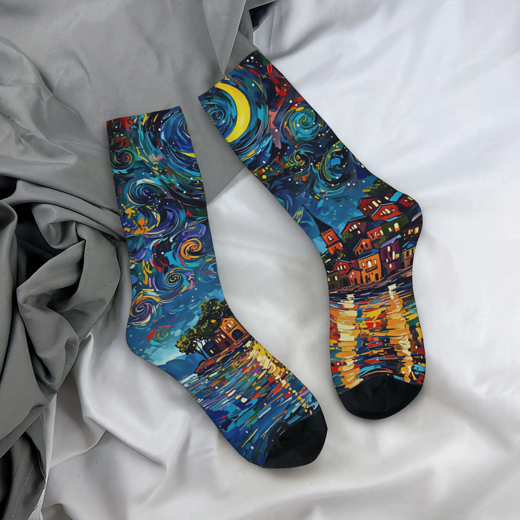 Van Gogh Oil Painting Socks Anti Sweat Stockings Men Quality Running Socks Autumn Trendy Design Socks
Van Gogh Oil Painting Socks Anti Sweat Stockings Men Quality Running Socks Autumn Trendy Design Socks
