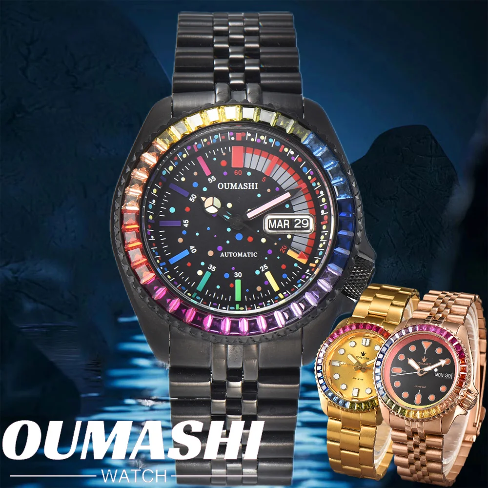 Роскошные часы SKX007 C3 Luminous 316L с сапфировым стеклом 10ATM водонепроницаемые NH36A автоматические мужские механические часы NH35
Роскошные часы SKX007 C3 Luminous 316L с сапфировым стеклом 10ATM водонепроницаемые NH36A автоматические мужские механические часы NH35