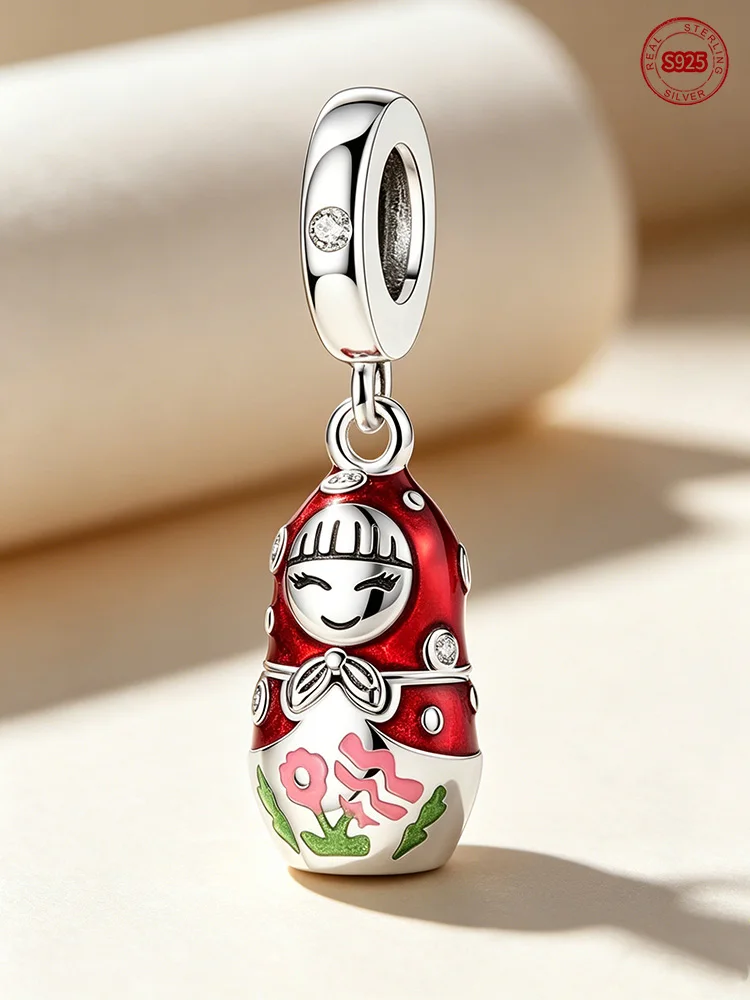 Ahthen 925 Sterling Silver Beads Polka Dot Matryoshka Dangle Charm fit Snake Chain Bracelets or Necklaces Women Jewelry Making
Ahthen 925 Sterling Silver Beads Polka Dot Matryoshka Dangle Charm fit Snake Chain Bracelets or Necklaces Women Jewelry Making