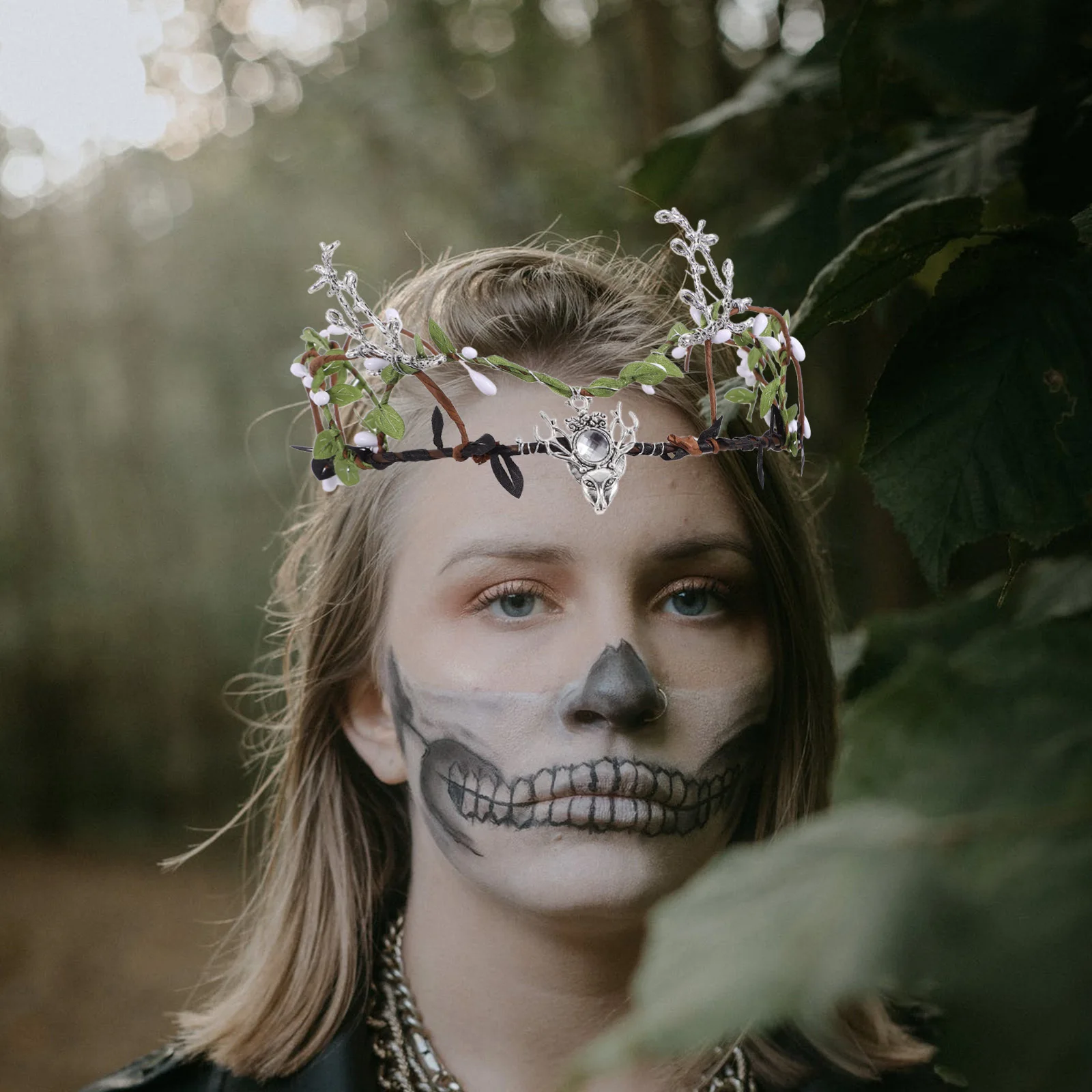 1pc Leaf Crown Headband For Women Elf Wreath Hair Decor Masquerade Party Halloween Carnival Christmas Accessory
1pc Leaf Crown Headband For Women Elf Wreath Hair Decor Masquerade Party Halloween Carnival Christmas Accessory