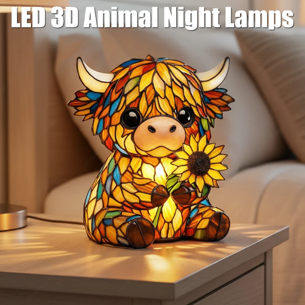 LED 3D Animal Night Lamps Multi-Purpose Cute Bedside Decorations Lamp USB Resin Animal Ornament Light for Home Office Bedroom
LED 3D Animal Night Lamps Multi-Purpose Cute Bedside Decorations Lamp USB Resin Animal Ornament Light for Home Office Bedroom