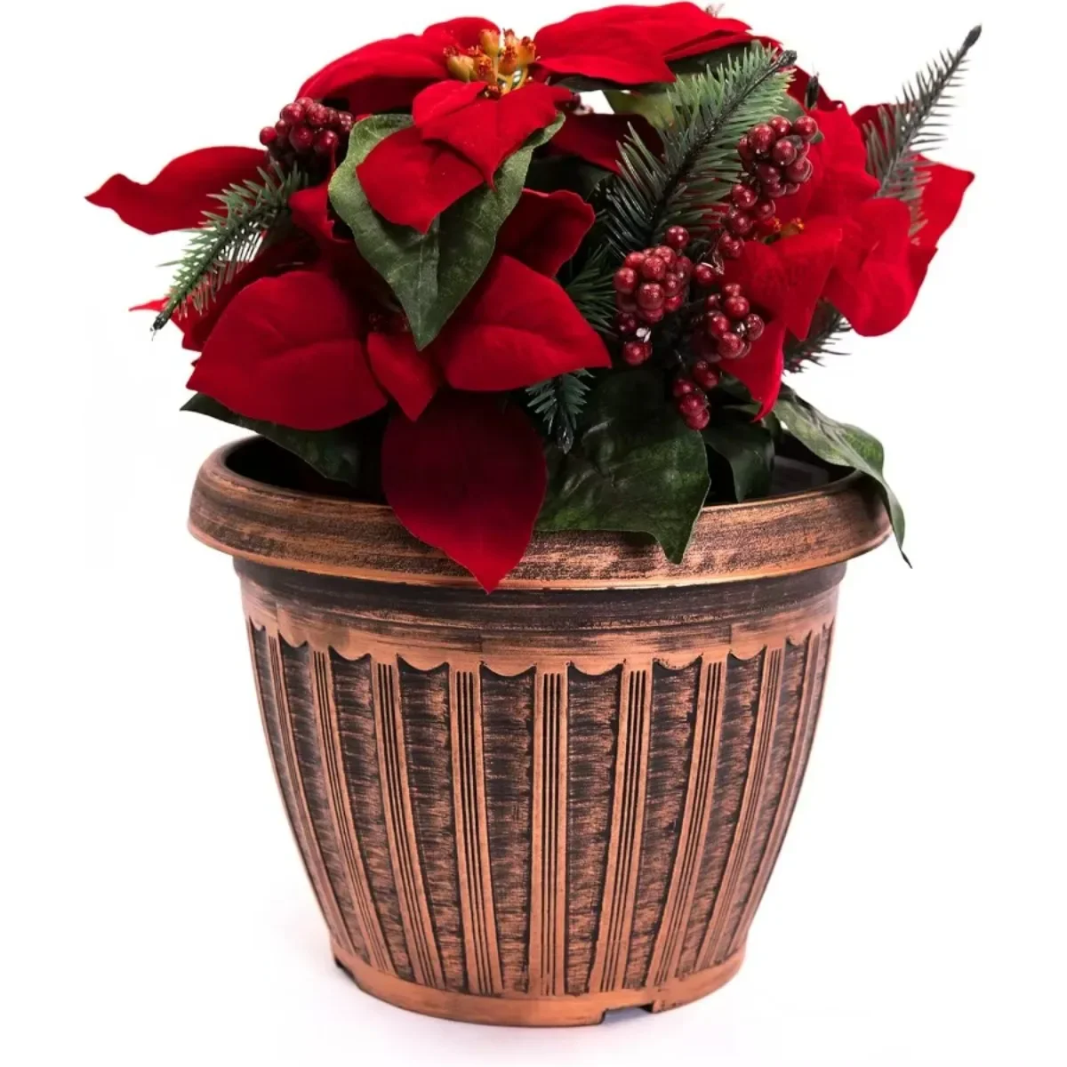 Reusable 2-Pcs Rustic Planters Set - Long Lasting Pots for Home Garden Patio Decor, Outdoor Indoor Flower Pot
Reusable 2-Pcs Rustic Planters Set - Long Lasting Pots for Home Garden Patio Decor, Outdoor Indoor Flower Pot