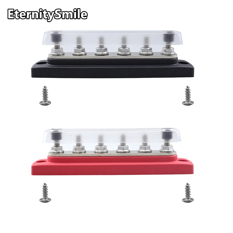 Amond 6 Way 150A 48V DC Solar Bus Bar 70 SKU Copper Bus Bar for Car RV Marine Made of Steel ABS Stainless Steel
Amond 6 Way 150A 48V DC Solar Bus Bar 70 SKU Copper Bus Bar for Car RV Marine Made of Steel ABS Stainless Steel
