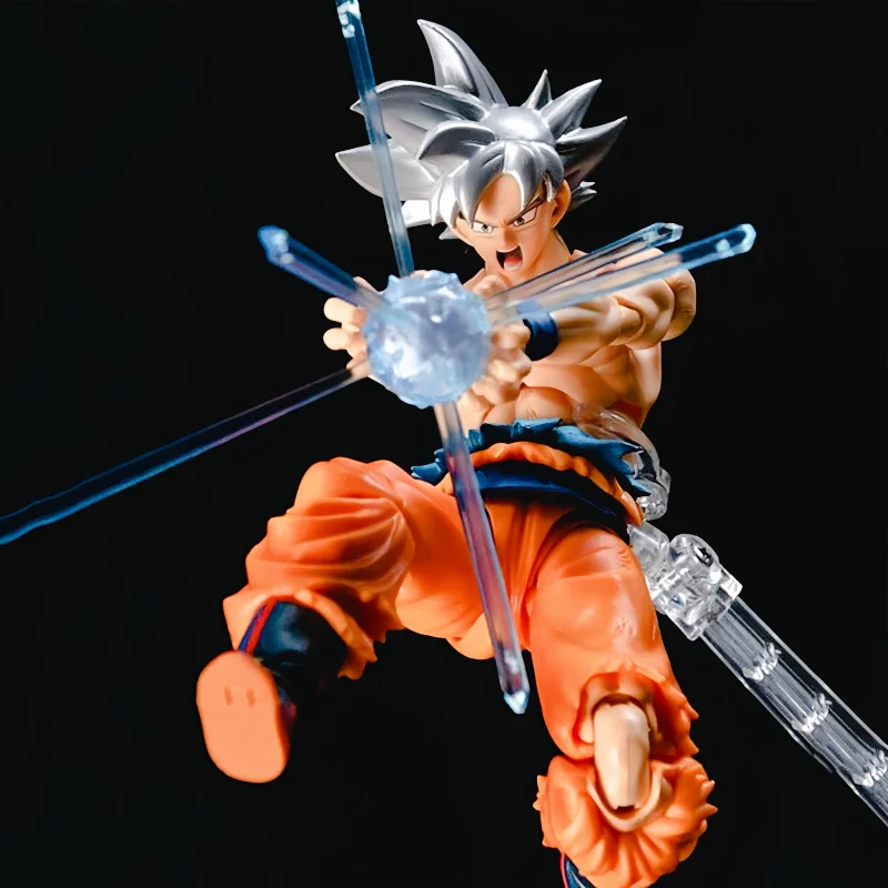 Оригинальная фигурка Dragon Ball Z Super White Haired Son Goku, модель Dragonball Migatte, игрушка, подвижный шарнир, подарок на Новый год 
Оригинальная фигурка Dragon Ball Z Super White Haired Son Goku, модель Dragonball Migatte, игрушка, подвижный шарнир, подарок на Новый год