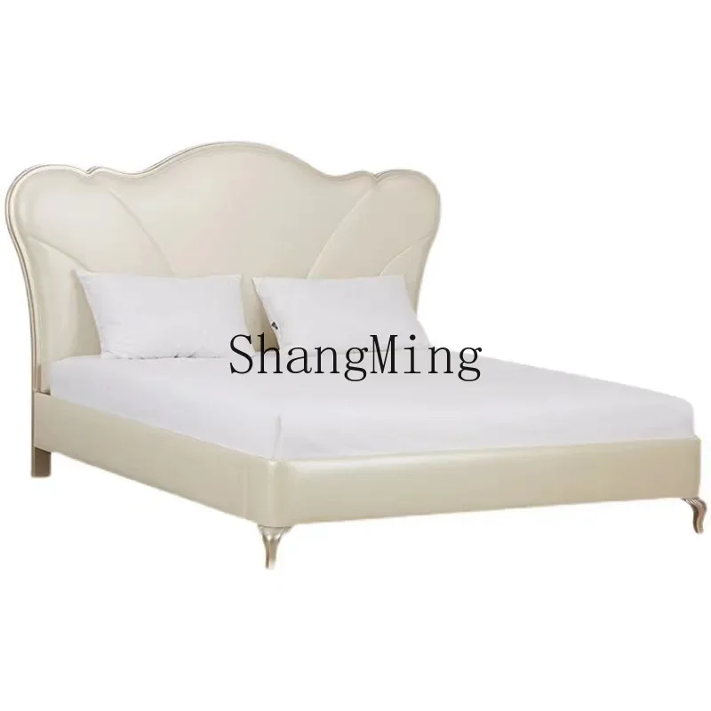 LXY solid wood bed leather light luxury soft bag small apartment modern simple master bedroom marriage bed
LXY solid wood bed leather light luxury soft bag small apartment modern simple master bedroom marriage bed