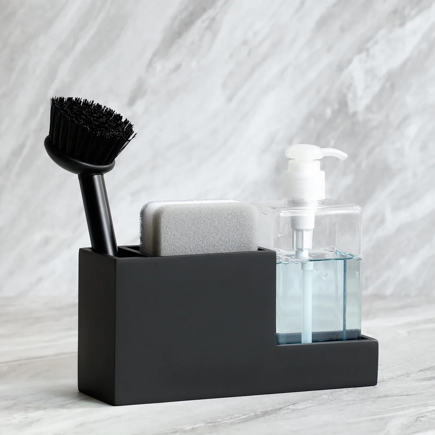 Sponge Holder for Kitchen Sink Organizer Sponge Organzier torage with Brush Holder soap Dispenser Storage Kitchen Accessories
Sponge Holder for Kitchen Sink Organizer Sponge Organzier torage with Brush Holder soap Dispenser Storage Kitchen Accessories