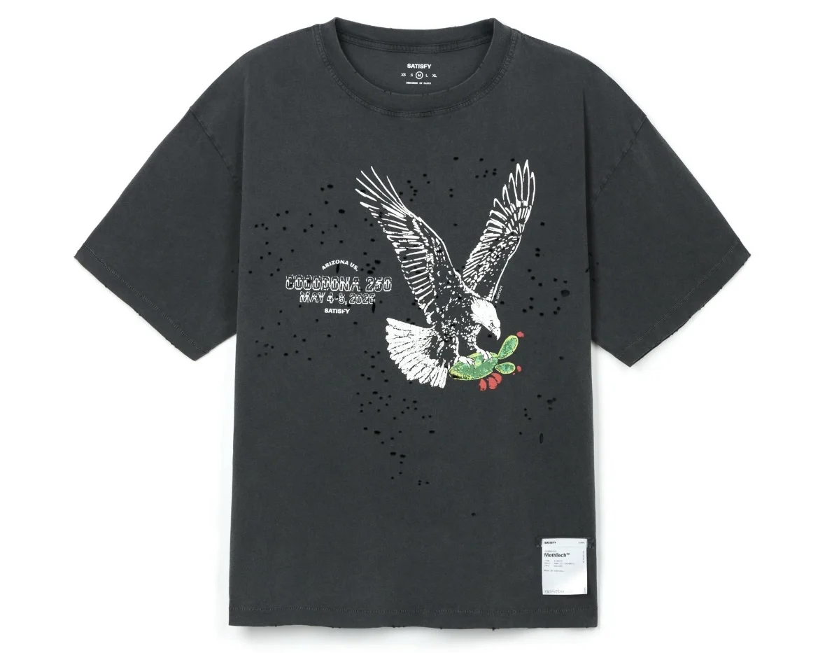 SATISFY MothTech Trail Running Limited Edition Distressed Short-Sleeve T-Shirt
SATISFY MothTech Trail Running Limited Edition Distressed Short-Sleeve T-Shirt