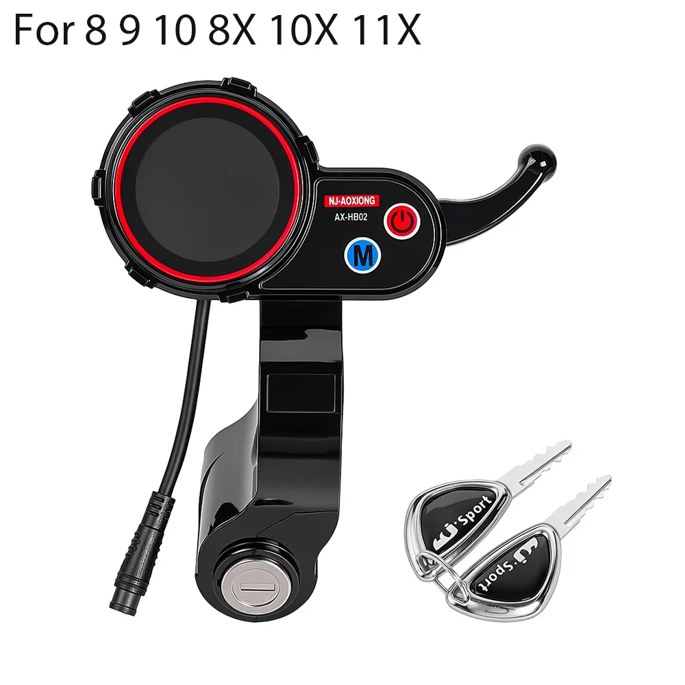 NJAX-T Dashboard Throttle Mileage Meter with Key Switch Lock Speed Adjustable For Zero 8 9 10 8X 10X 11X Electric Scooter
NJAX-T Dashboard Throttle Mileage Meter with Key Switch Lock Speed Adjustable For Zero 8 9 10 8X 10X 11X Electric Scooter