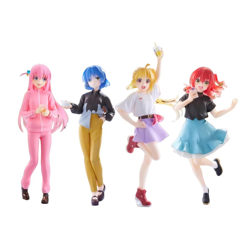 TAITO's "The Idol Band: Rockin' on Air!"-Figurine Gifts of Gotou Hitoha, Yamada Ryo, Ijichi Nijika and Kita Ikuyo in Casual Wear
TAITO's "The Idol Band: Rockin' on Air!"-Figurine Gifts of Gotou Hitoha, Yamada Ryo, Ijichi Nijika and Kita Ikuyo in Casual Wear