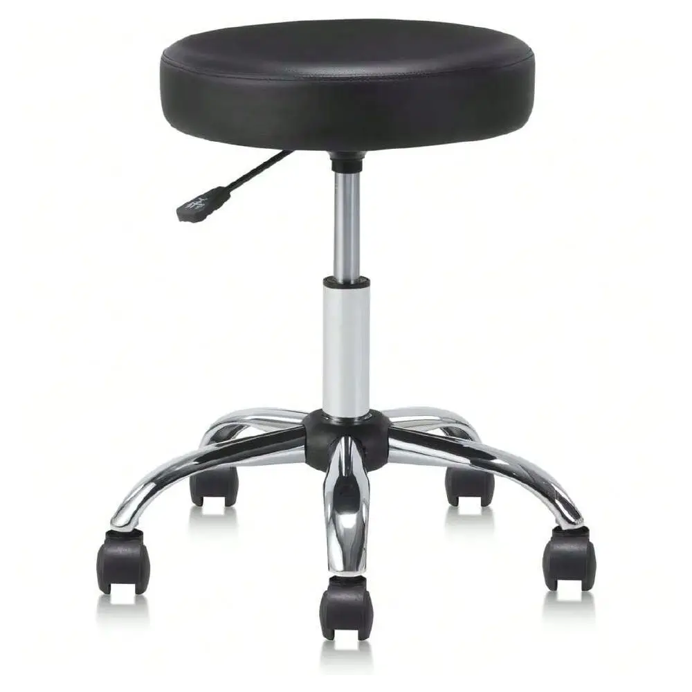 Rolling Stool Swivel With Wheels Adjustable Height Seat 19.7 D X 19.7 W X 22 H MultiPurpose Heavy Duty Wide Seat Drafting Stool
Rolling Stool Swivel With Wheels Adjustable Height Seat 19.7 D X 19.7 W X 22 H MultiPurpose Heavy Duty Wide Seat Drafting Stool