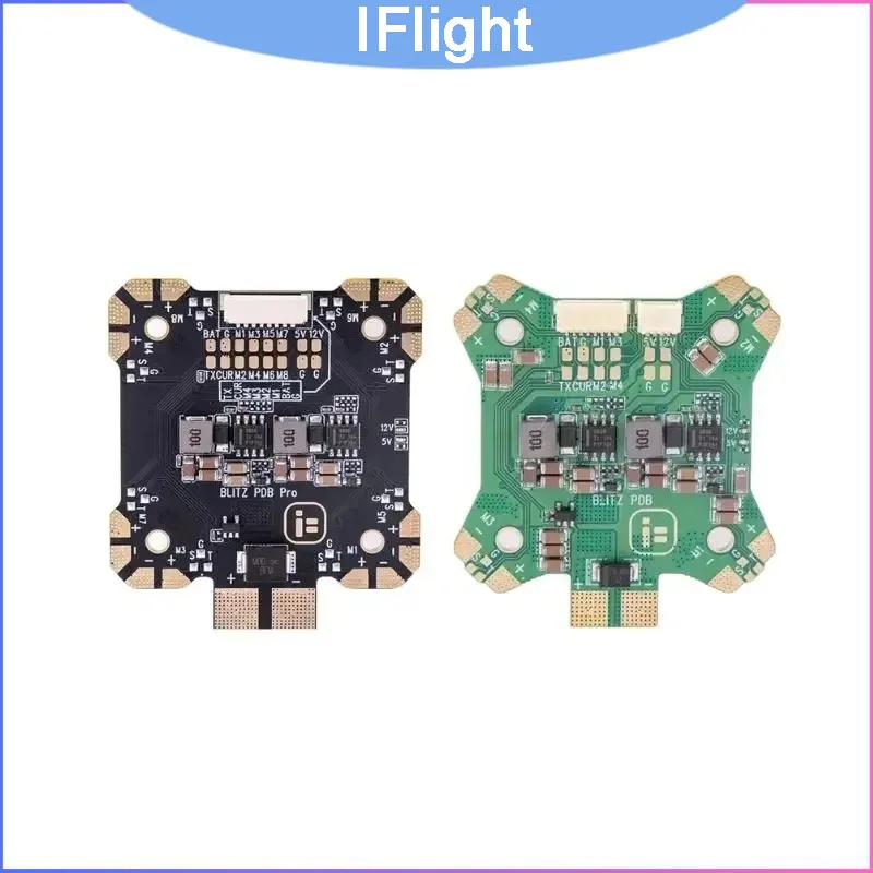 iFlight PDB Pro Mini Power Board 2-8S, 330A Current Sensor Dual 5V/12V 4A BEC for FPV Racing Drone
iFlight PDB Pro Mini Power Board 2-8S, 330A Current Sensor Dual 5V/12V 4A BEC for FPV Racing Drone