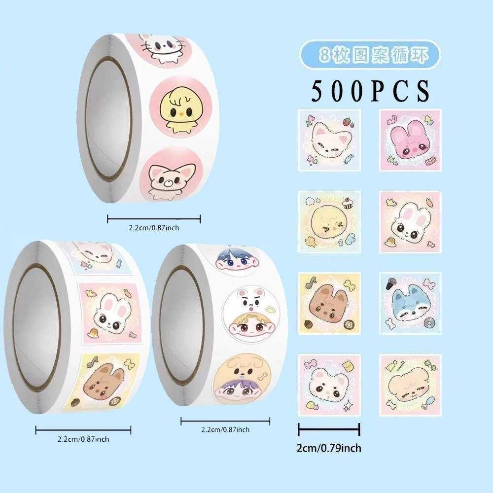 500 pieces of SKZOO animal roll stickers, cute DIY decorative stickers for mobile phones and suitcases, and idol accessories
500 pieces of SKZOO animal roll stickers, cute DIY decorative stickers for mobile phones and suitcases, and idol accessories