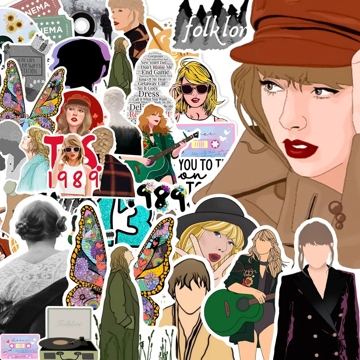 50Pcs SwiftGraffiti Stickers Water Bottle Laptop Phone Bicycle Luggage Case Skateboard Children Adult Sticker
50Pcs SwiftGraffiti Stickers Water Bottle Laptop Phone Bicycle Luggage Case Skateboard Children Adult Sticker
