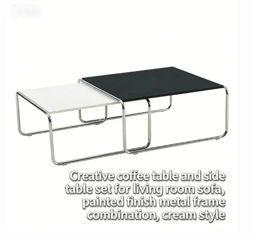 Журнальный столик Langyujia Cream: прочный железный каркас, окрашенный в запеченной краске, современный придиванный столик для гостиной, акцентная мебель для дома
Журнальный столик Langyujia Cream: прочный железный каркас, окрашенный в запеченной краске, современный придиванный столик для гостиной, акцентная мебель для дома