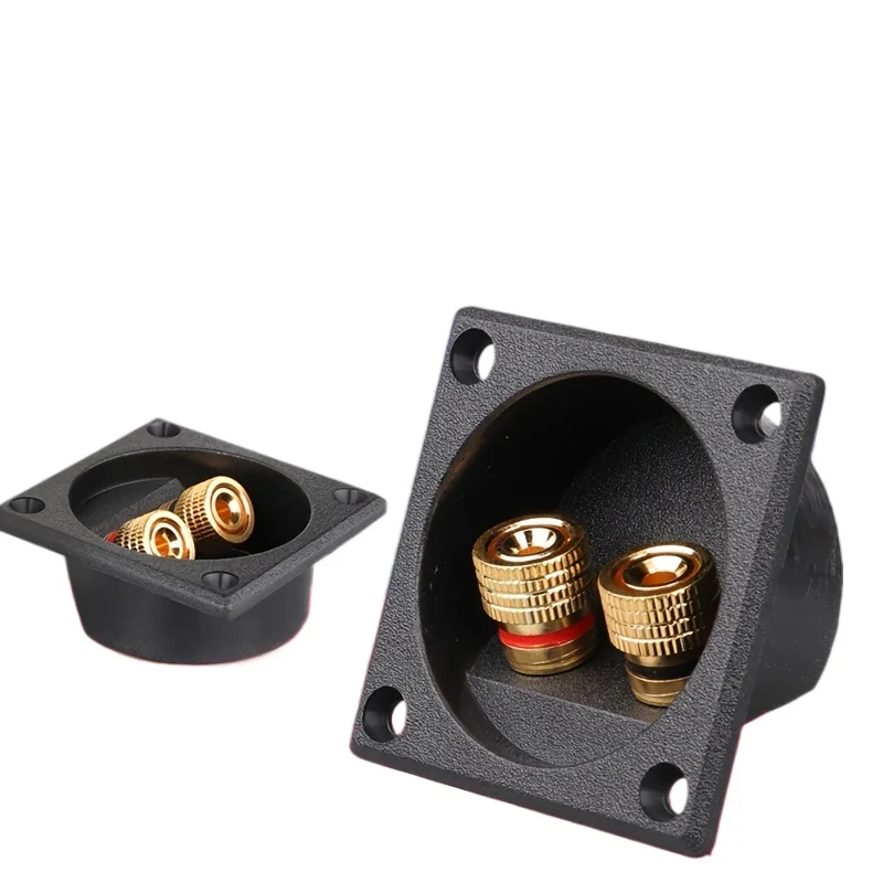 2-position terminal box Audio box Installation Dimensions Length 56.5mm x 56.5mm terminal block Terminal board Banana head termi
2-position terminal box Audio box Installation Dimensions Length 56.5mm x 56.5mm terminal block Terminal board Banana head termi