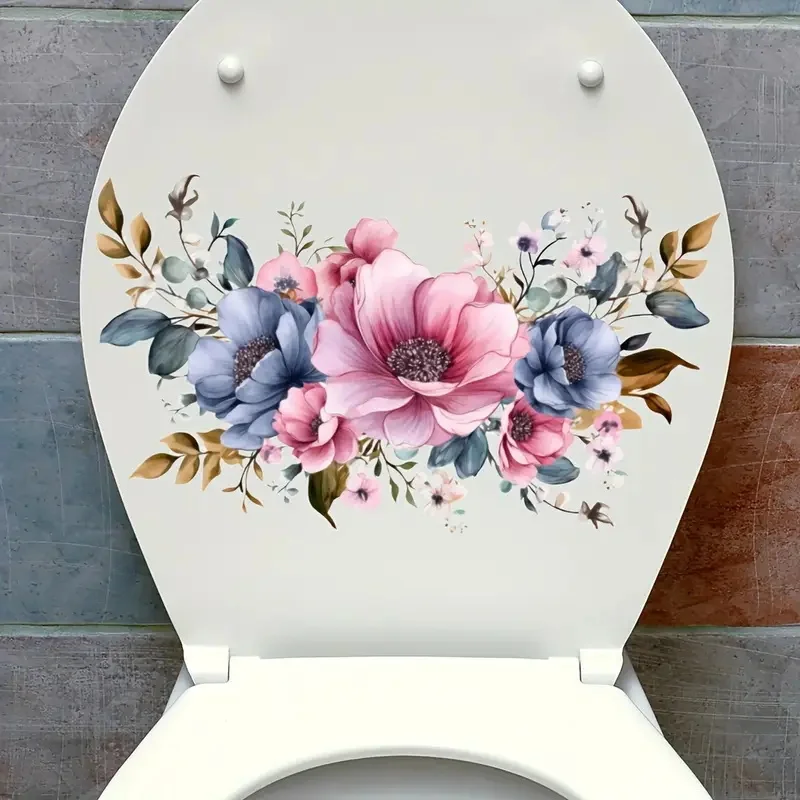 Floral Toilet Stickers Decoration for Living Room, Bedroom, and Home Decor Flowers Wall Decals Self-Adhesive
Floral Toilet Stickers Decoration for Living Room, Bedroom, and Home Decor Flowers Wall Decals Self-Adhesive