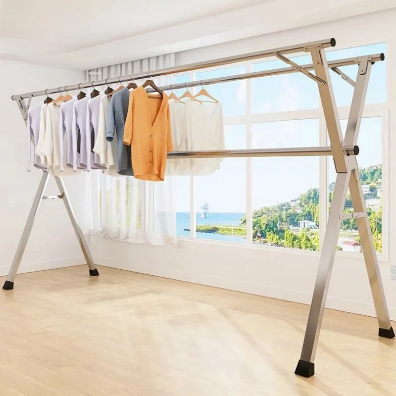 Retractable Stainl Steel Clothesline Indoor Balcony Bedroom Clothes Drng Rod Free Standing Foldable Creative Design
Retractable Stainl Steel Clothesline Indoor Balcony Bedroom Clothes Drng Rod Free Standing Foldable Creative Design