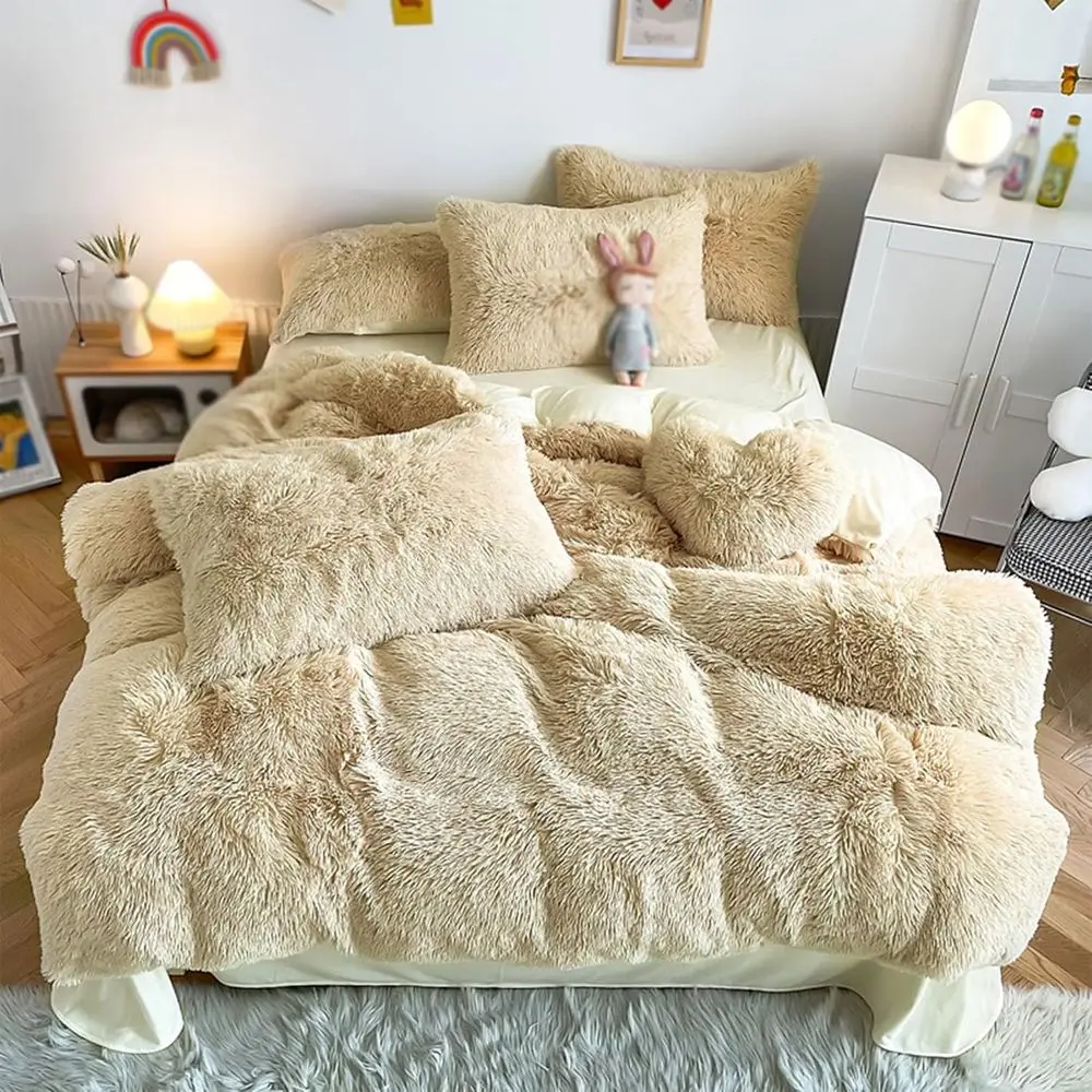 luy Comorter Cover Set Queen Size, Sot Velvet luy urry Duvet Cover Set,4 Pieces Queen Plush aux ur Duvet Cover Set, Sot uzzy Com
luy Comorter Cover Set Queen Size, Sot Velvet luy urry Duvet Cover Set,4 Pieces Queen Plush aux ur Duvet Cover Set, Sot uzzy Com