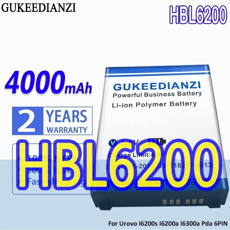 Аккумулятор GUKEEDIANZI большой емкости HBL6200 (6 контактов) 4000 мАч для Urovo I6200s I6200a I6300a Pda 6-контактный цифровой аккумулятор
Аккумулятор GUKEEDIANZI большой емкости HBL6200 (6 контактов) 4000 мАч для Urovo I6200s I6200a I6300a Pda 6-контактный цифровой аккумулятор