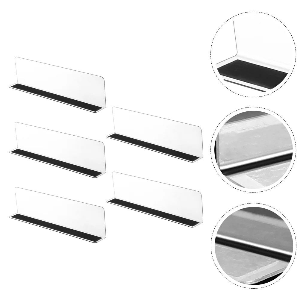5 Pcs Shelf Baffle Dividers Partition Plate Store Goods Separators Supermarket Commodity Clapboards Pvc for Stores Snacks Shop
5 Pcs Shelf Baffle Dividers Partition Plate Store Goods Separators Supermarket Commodity Clapboards Pvc for Stores Snacks Shop