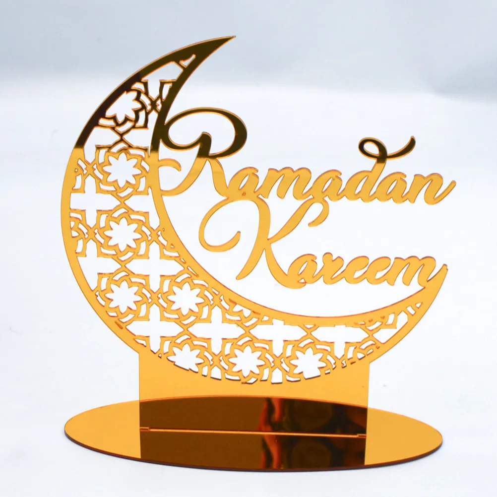 Premium Acrylic Eid Mubarak Desktop Ornament with Elegant Moon Motif for Ramadan Tabletop Decor and Islamic Celebration Setup
Premium Acrylic Eid Mubarak Desktop Ornament with Elegant Moon Motif for Ramadan Tabletop Decor and Islamic Celebration Setup