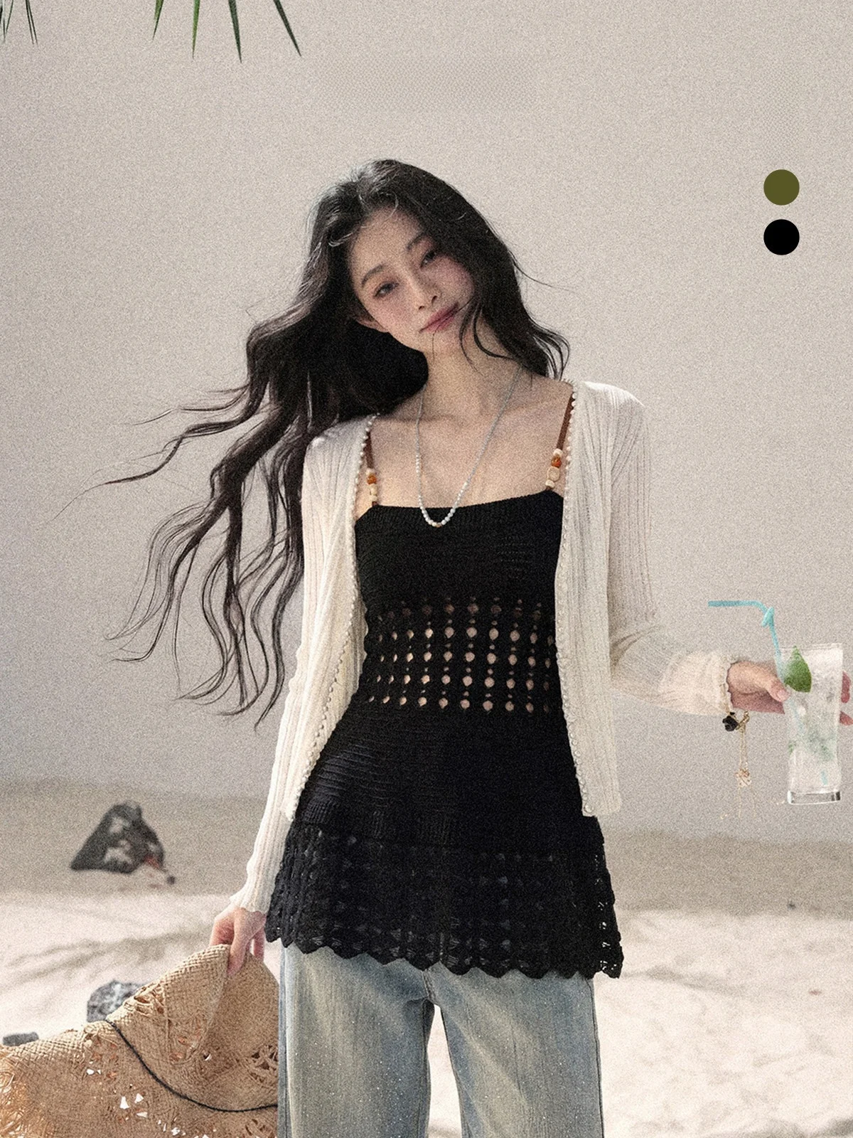 AOMALM Women's Knitted Hollow out Belted T-Shirt Summer Slim Fit French Style Hollow out Strap Top Fashionable Casual Wear
AOMALM Women's Knitted Hollow out Belted T-Shirt Summer Slim Fit French Style Hollow out Strap Top Fashionable Casual Wear
