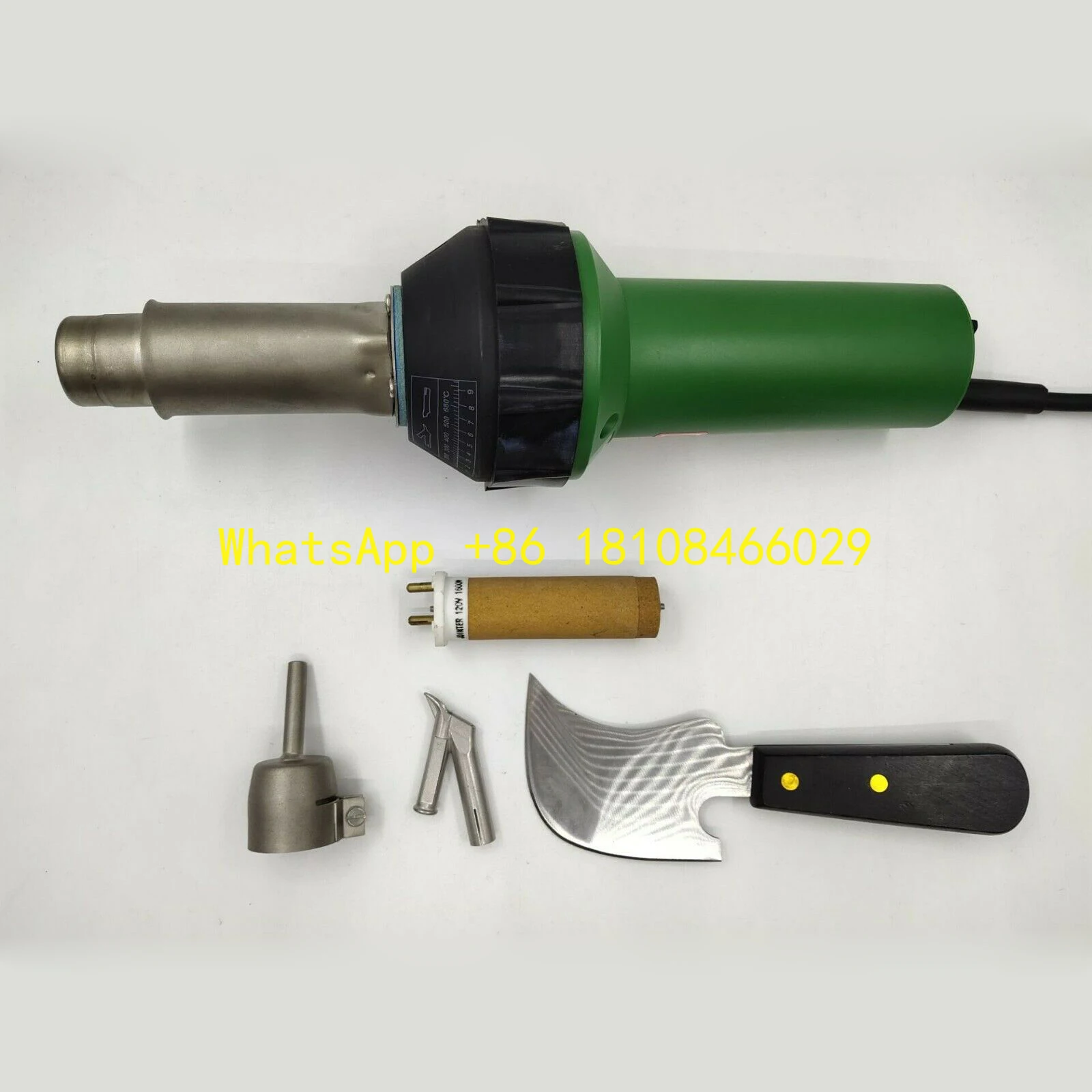 Высокопроизводительный профессиональный электрический пальник с горячим воздухом 1600 Вт, комплект для сварки пластика, включает в себя четверть лунный нож и тепловой пистолет.
Высокопроизводительный профессиональный электрический пальник с горячим воздухом 1600 Вт, комплект для сварки пластика, включает в себя четверть лунный нож и тепловой пистолет.