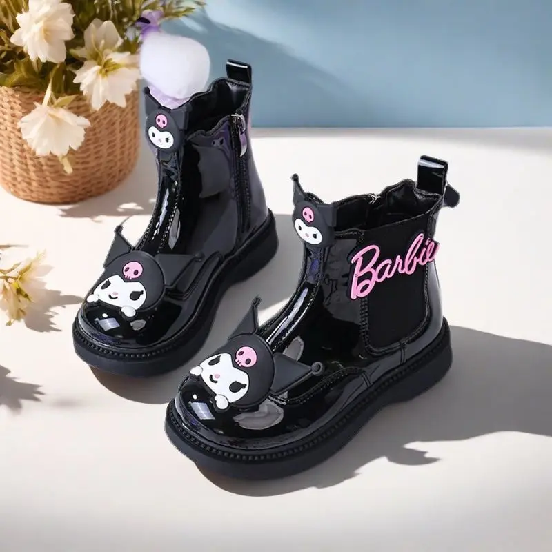Sweet Kuromi Anime Kawaii MINISO Ins Fashion Children Martin Boots Cute Cartoon Autumn Winter Warm Shoes Gifts for Kids
Sweet Kuromi Anime Kawaii MINISO Ins Fashion Children Martin Boots Cute Cartoon Autumn Winter Warm Shoes Gifts for Kids