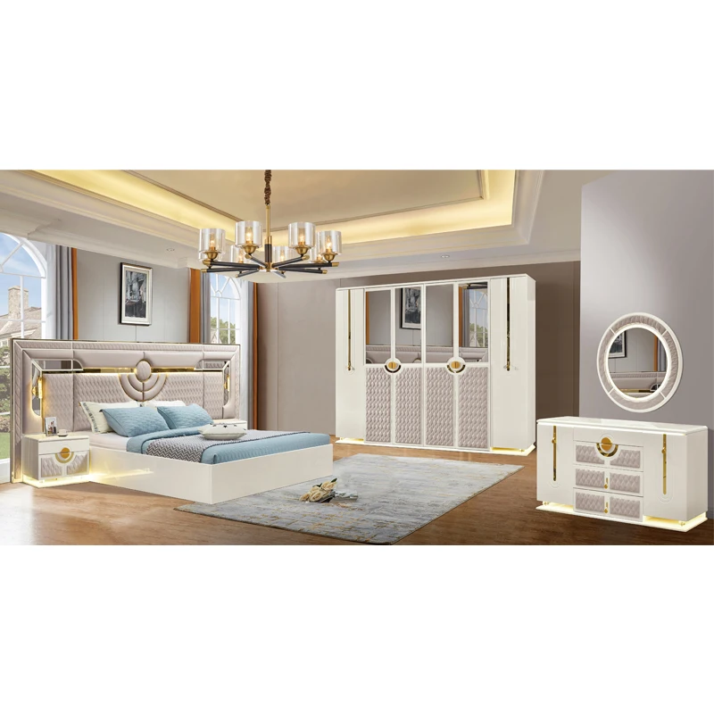 Mirror Bed Furniture Set Full Size Wooden Bed King Deluxe Classic Royal Modern Bedroom
Mirror Bed Furniture Set Full Size Wooden Bed King Deluxe Classic Royal Modern Bedroom