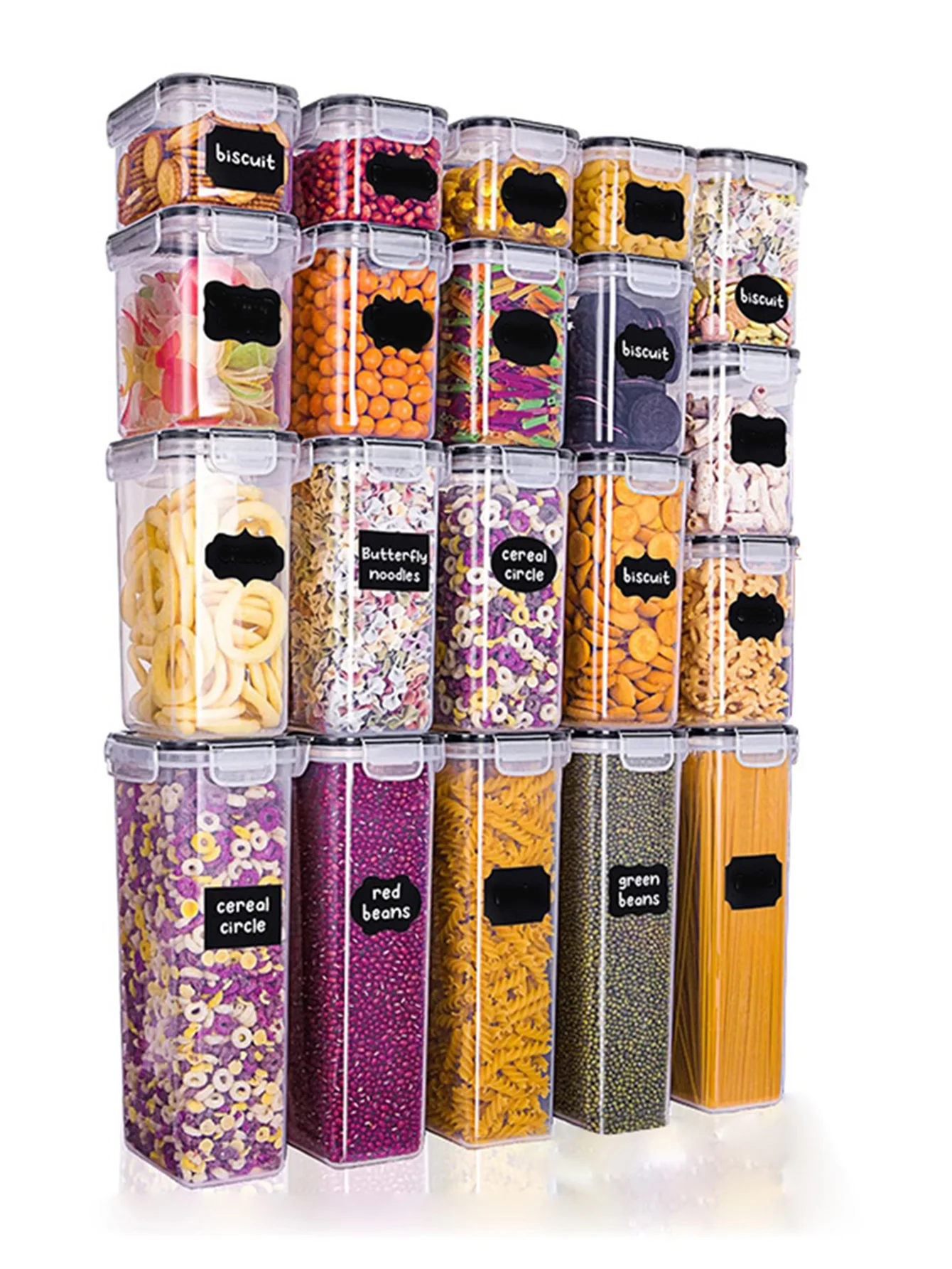 30pcs,kitchen decor and accessories,Complete food storage containers with LIDS, clear food jars,re-proof sealed crisper
30pcs,kitchen decor and accessories,Complete food storage containers with LIDS, clear food jars,re-proof sealed crisper