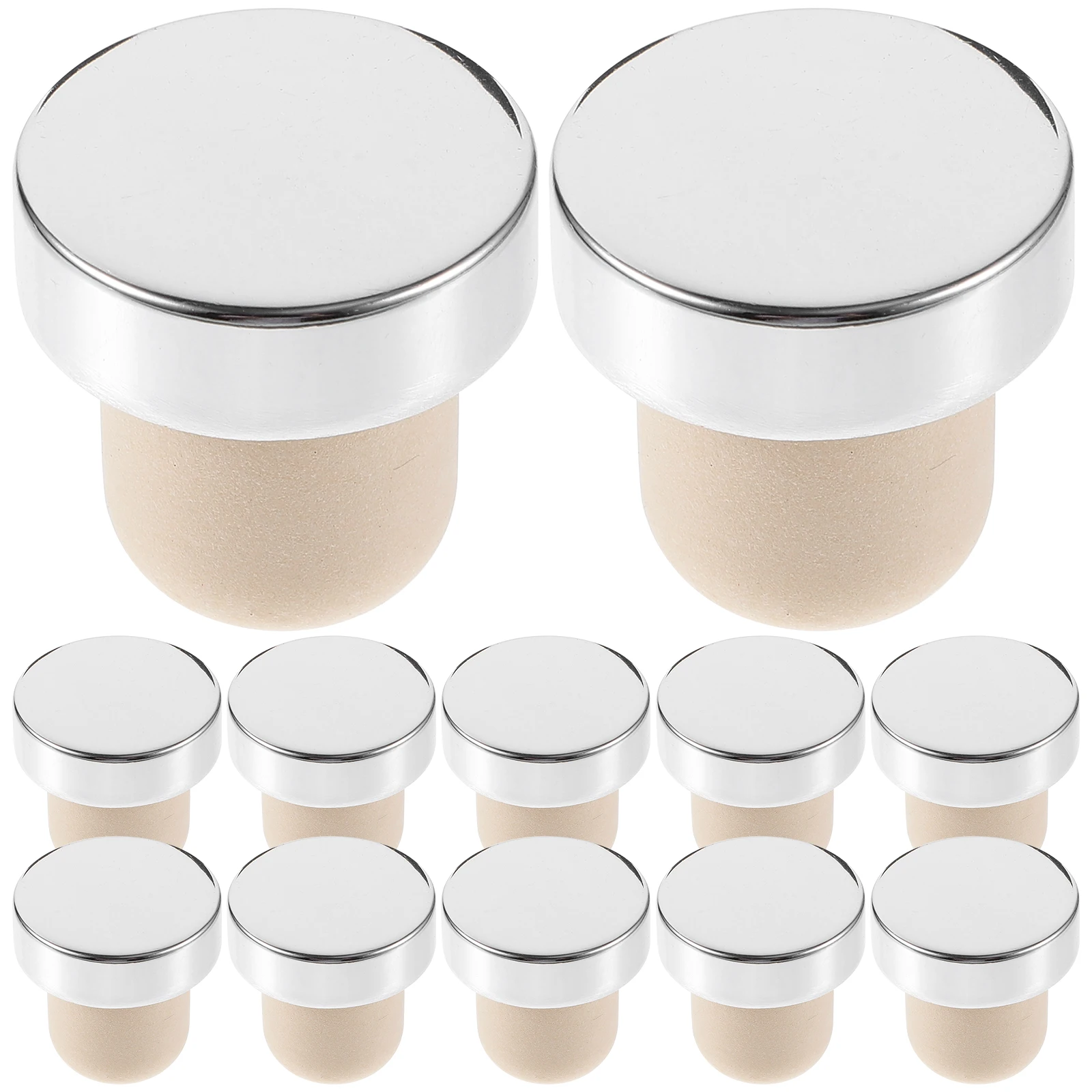 12pcs T-Shaped Bottle Stopper Silver High-Quality Reusable Sealing Plug Glass Bottles Material Elegant Design
12pcs T-Shaped Bottle Stopper Silver High-Quality Reusable Sealing Plug Glass Bottles Material Elegant Design
