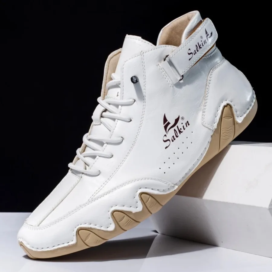 Retro Handmade Leather Men Shoes Fashion Designer Outdoor Ankle Boots Walking Breathable Hombres Botas Motorcycle Bike Footwear
Retro Handmade Leather Men Shoes Fashion Designer Outdoor Ankle Boots Walking Breathable Hombres Botas Motorcycle Bike Footwear