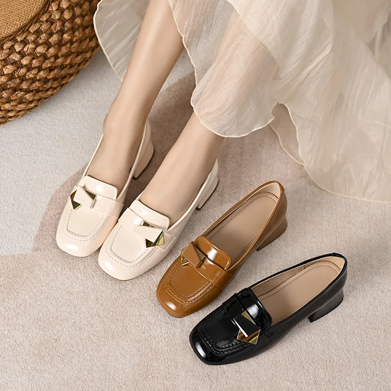 Comfortable High Heel Mary Janes Women's Shoes Leather Japanese Style JK Small Leather Shoes Not Tiring for Skirts Fashionable
Comfortable High Heel Mary Janes Women's Shoes Leather Japanese Style JK Small Leather Shoes Not Tiring for Skirts Fashionable