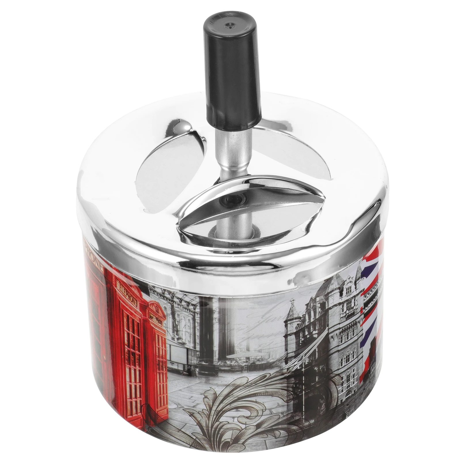 Swivel Lid Ashtray Cigarette Decorative Metal Automatic Extinguished Home Office Desktop Tabletop London
Swivel Lid Ashtray Cigarette Decorative Metal Automatic Extinguished Home Office Desktop Tabletop London
