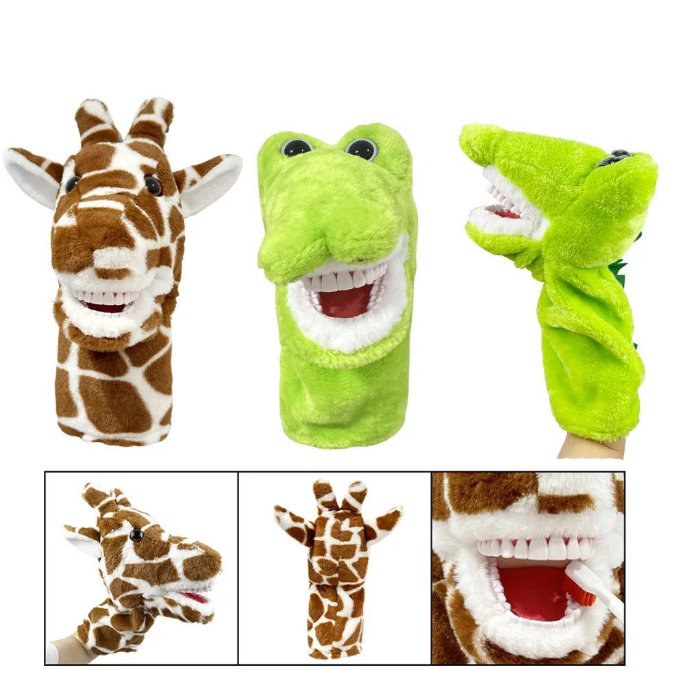 Обучающая модель для чистки зубов с зубной щеткой для рук животных, подходит для обучения детей о уходе за зубами
Обучающая модель для чистки зубов с зубной щеткой для рук животных, подходит для обучения детей о уходе за зубами