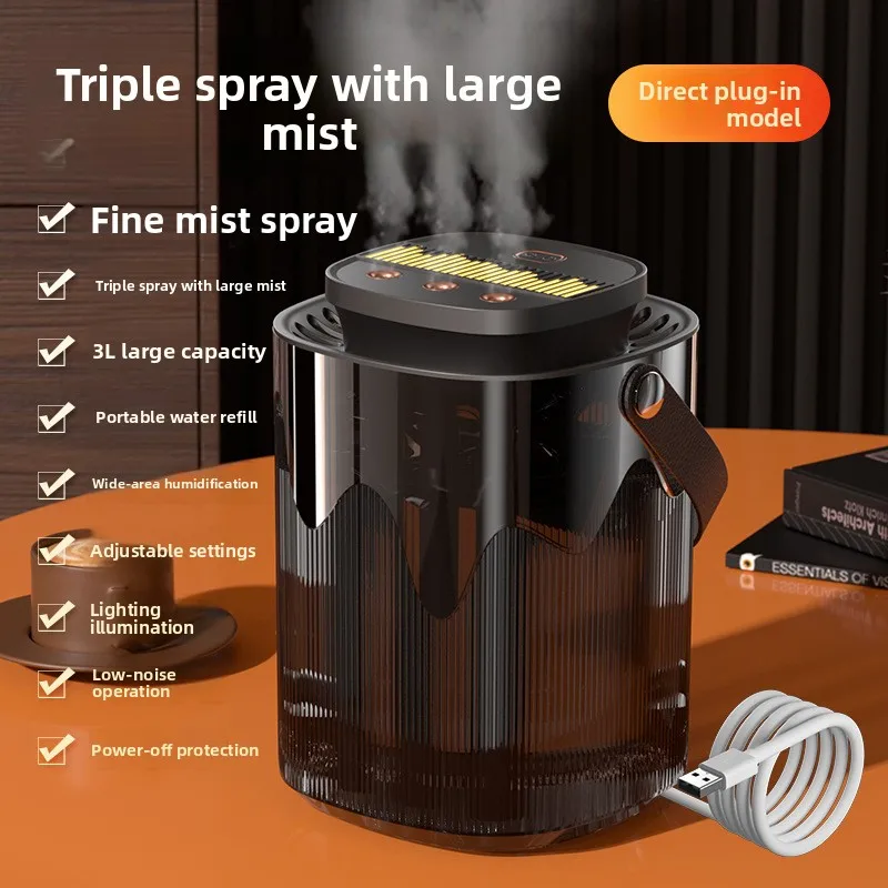 Desktop Large Capacity Fogger Portable Car Use Humidifier Bedroom Use Gift Item round Shape Aromatherapy Function
Desktop Large Capacity Fogger Portable Car Use Humidifier Bedroom Use Gift Item round Shape Aromatherapy Function