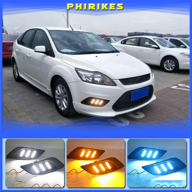 Turn Signal 2Pcs/set Waterproof LED Daytime Running Light DRL For Ford Focus Sedan 2009-2013 Fog Lamp Modify Fog Head white Lamp
Turn Signal 2Pcs/set Waterproof LED Daytime Running Light DRL For Ford Focus Sedan 2009-2013 Fog Lamp Modify Fog Head white Lamp