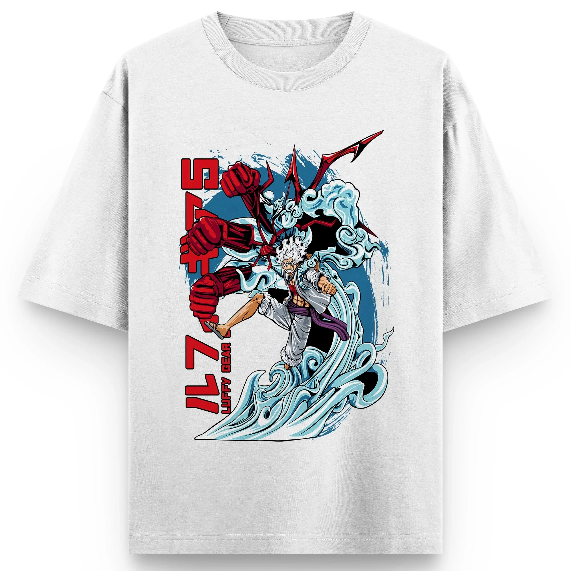 Цельная анимационная футболка с коротким рукавом, классическая футболка с принтом Ника Луффи, мужская летняя новая модная верхняя одежда из 100% хлопка
Цельная анимационная футболка с коротким рукавом, классическая футболка с принтом Ника Луффи, мужская летняя новая модная верхняя одежда из 100% хлопка