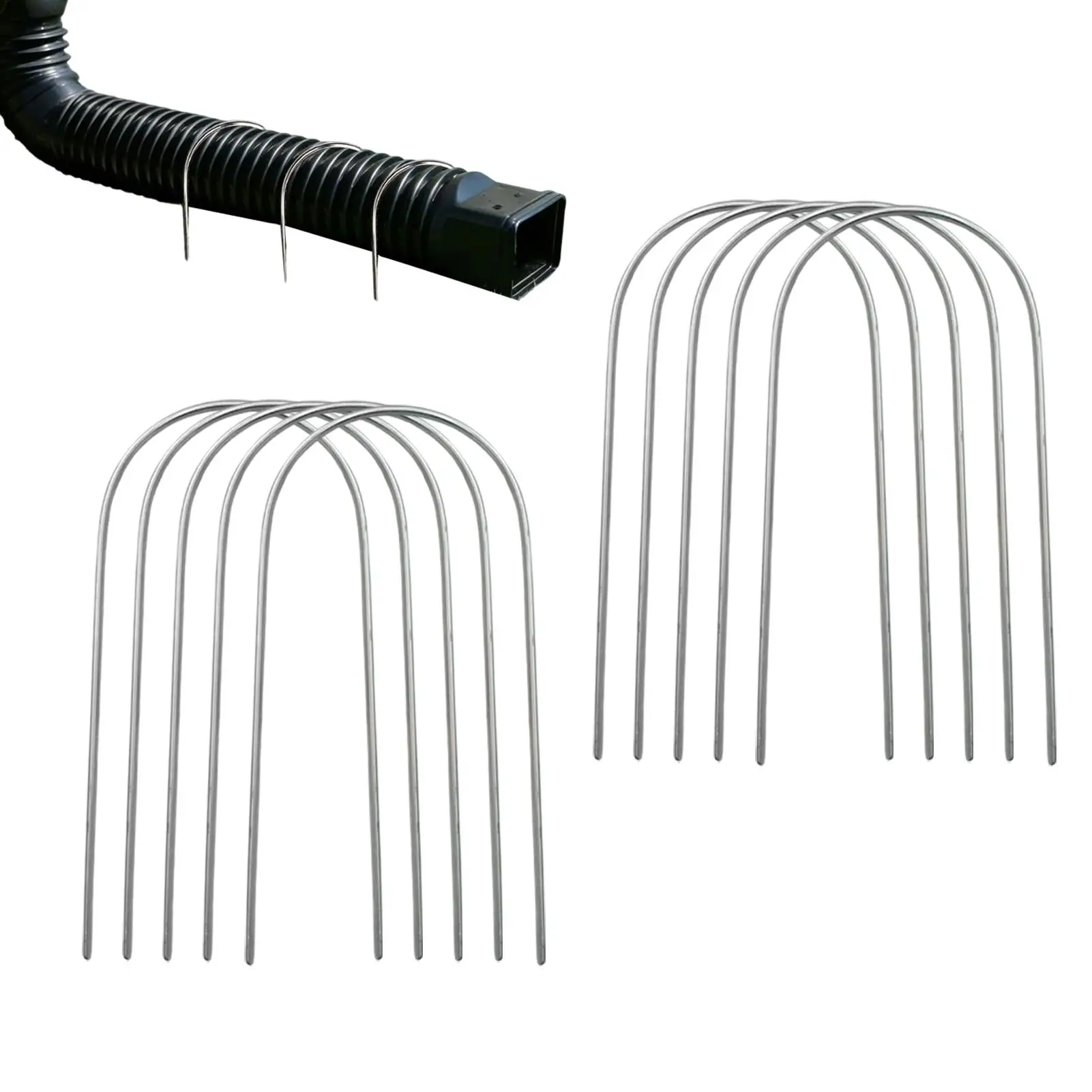 Downspout Extension Fixing Pin 10 Pieces Heavy Duty Fixer No-drill Downspout Pin for Rain for Homeowner Garden Yard Seasonal
Downspout Extension Fixing Pin 10 Pieces Heavy Duty Fixer No-drill Downspout Pin for Rain for Homeowner Garden Yard Seasonal