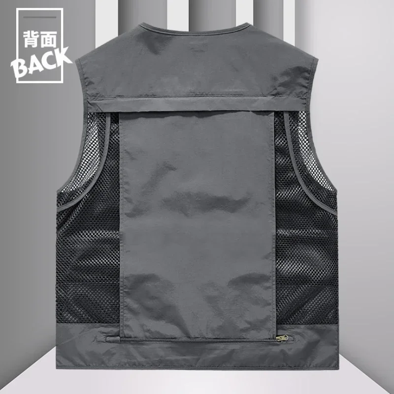 Быстросохнущие сетчатые рыболовные жилеты с несколькими карманами, мужские уличные тактические жилеты для пешего туризма, охоты, повседневный рыбацкий жилет, однотонные пальто без рукавов
Быстросохнущие сетчатые рыболовные жилеты с несколькими карманами, мужские уличные тактические жилеты для пешего туризма, охоты, повседневный рыбацкий жилет, однотонные пальто без рукавов