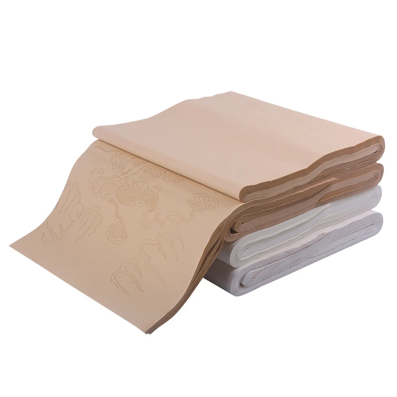 Chinese Raw Xuan Paper Calligraphy Painting Paper Half-Ripe Gold Foil Dragon Pattern Xuan Paper Calligraphy Drawing Rice Papier
Chinese Raw Xuan Paper Calligraphy Painting Paper Half-Ripe Gold Foil Dragon Pattern Xuan Paper Calligraphy Drawing Rice Papier