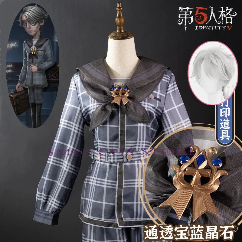 Game Identity V Aesop Carl Cosplay Survivor Embalmer COsplay Costume Man Grid Uniform Outfits Wig Suit Halloween Party Props
Game Identity V Aesop Carl Cosplay Survivor Embalmer COsplay Costume Man Grid Uniform Outfits Wig Suit Halloween Party Props