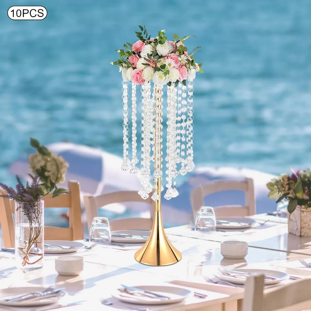 10 шт., 22 дюйма, хрустальная подставка для цветов, набор, ваза для цветов, люстра, центральные элементы с бриллиантовыми подвесками для открытия церемонии, банкетный декор
10 шт., 22 дюйма, хрустальная подставка для цветов, набор, ваза для цветов, люстра, центральные элементы с бриллиантовыми подвесками для открытия церемонии, банкетный декор