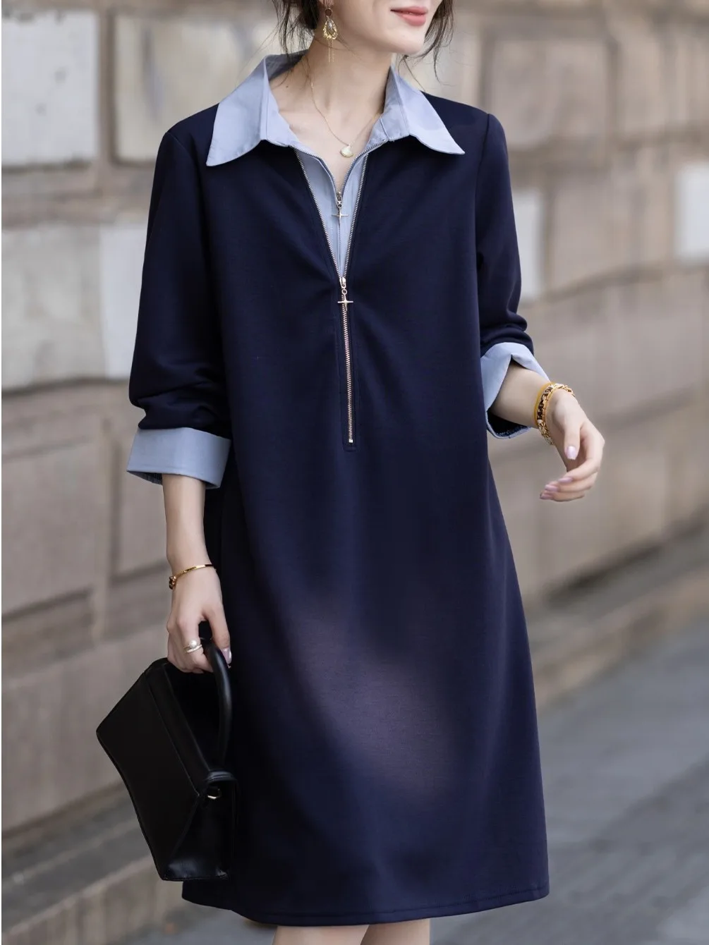 Casual Loose Midi Dr Women's Autumn 2025 New Sle Taged out Faionable Long Sve Collar A-Line Skirt Dr
Casual Loose Midi Dr Women's Autumn 2025 New Sle Taged out Faionable Long Sve Collar A-Line Skirt Dr