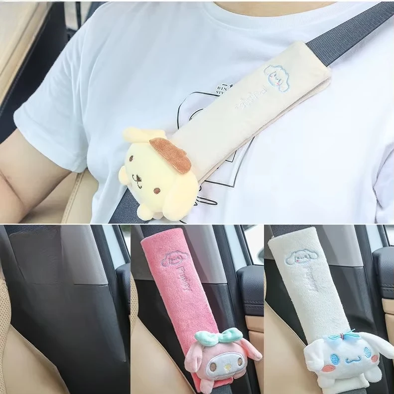 Sanrio Melody Car Cartoon Plush Seat Belt Shoulder Cover Anime Cinnamon Kuromi Protective Cover Anti-wear Car Accessories
Sanrio Melody Car Cartoon Plush Seat Belt Shoulder Cover Anime Cinnamon Kuromi Protective Cover Anti-wear Car Accessories
