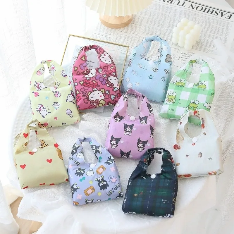 Cute Sanrio Cartoon eco-friendly bag casual foldable waterproof printed Supermarket shopping Bag2All-in-One handheld storage bag
Cute Sanrio Cartoon eco-friendly bag casual foldable waterproof printed Supermarket shopping Bag2All-in-One handheld storage bag