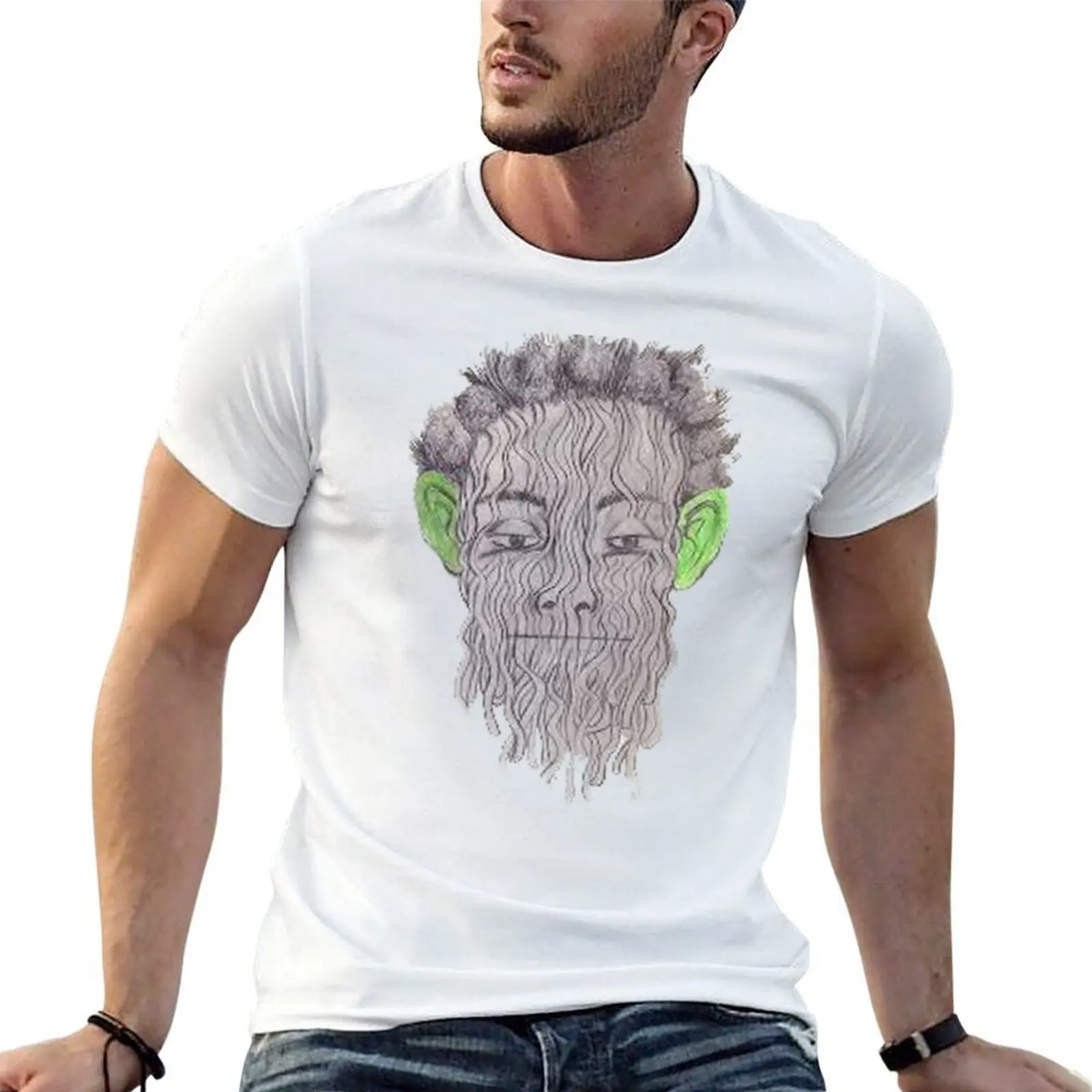 True Detective - 'Green Eared Spaghetti Monster' T-Shirt t shirts for man cotton soft T-Shirt
True Detective - 'Green Eared Spaghetti Monster' T-Shirt t shirts for man cotton soft T-Shirt
