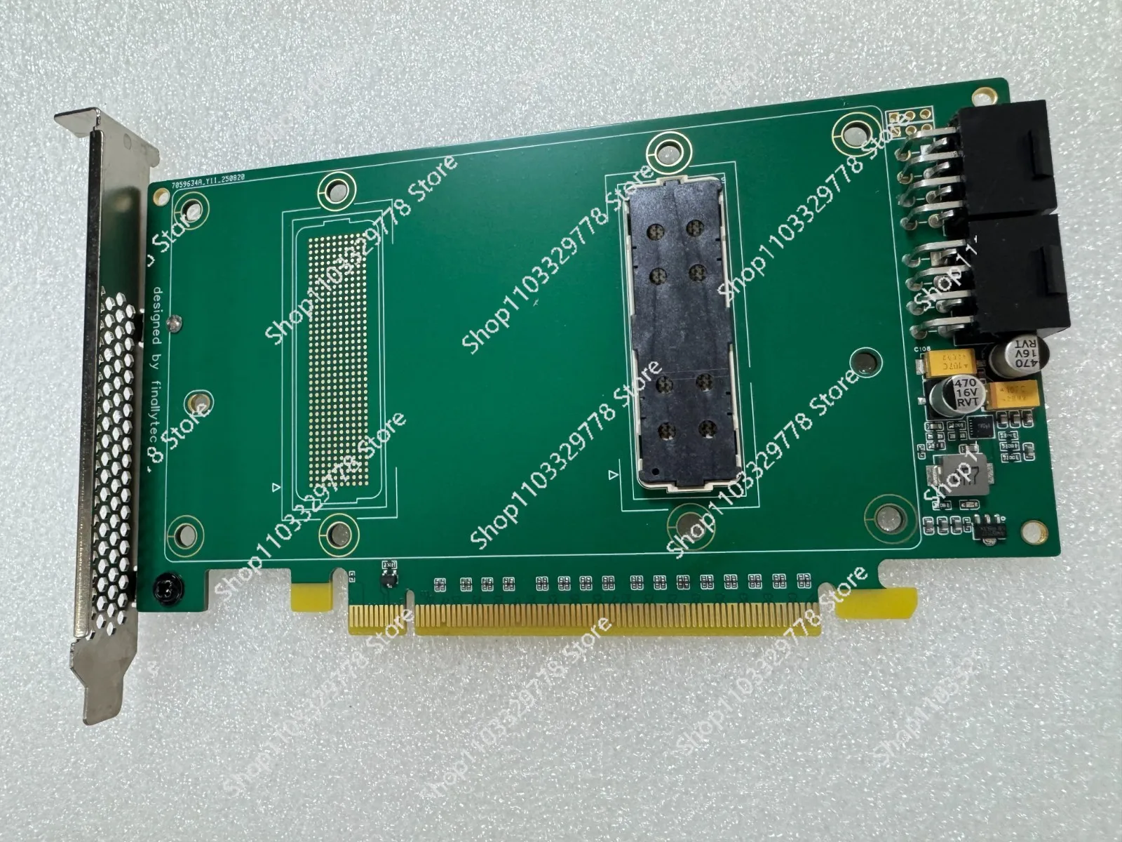 SXM2 to PCIe adapter 2U 6-layer gold PCB suitable for NVIDIA Tesla P100 V100 16GB 32GB
SXM2 to PCIe adapter 2U 6-layer gold PCB suitable for NVIDIA Tesla P100 V100 16GB 32GB
